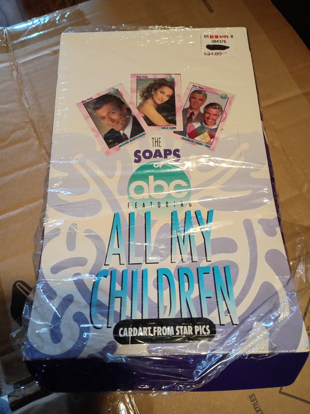 ABC All My Children Trading Card Pack - Teal & Purple